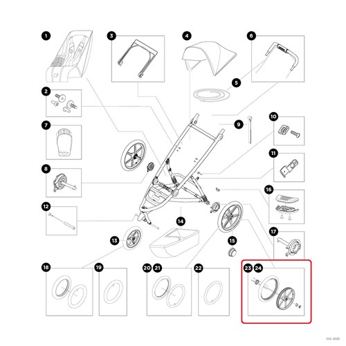 Thule rear wheel - rear,