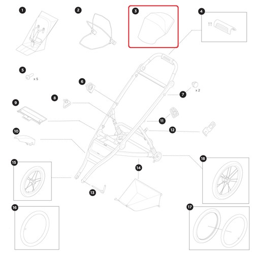 Thule sunshade single - thule,