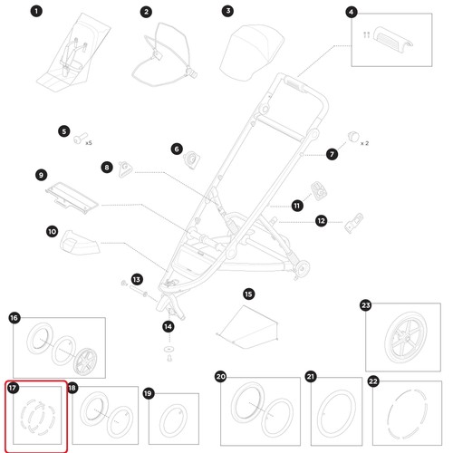 Thule reflector sticker - thule,
