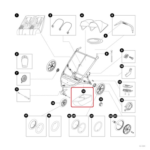 Thule cargo tray - thule,