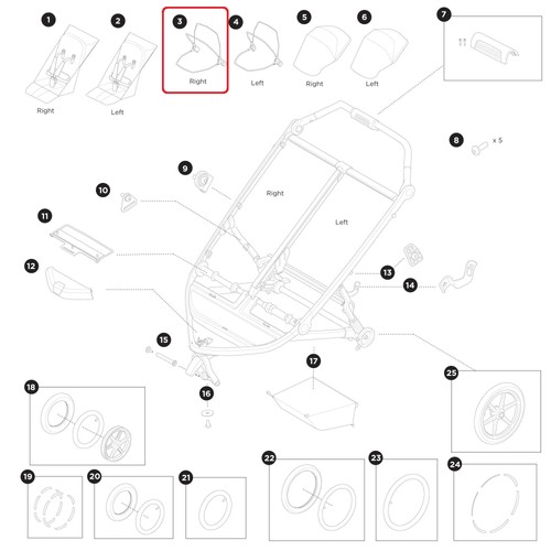 Thule canopy frame - canopy,