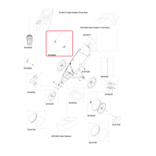 Thule sunshade frame - sunshade,