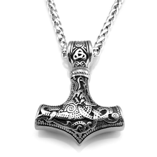 Thor hammer knot triquetra - knot,