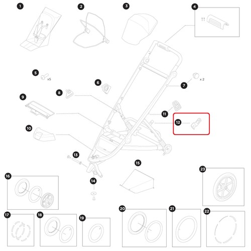 Thule fold lock - thule,