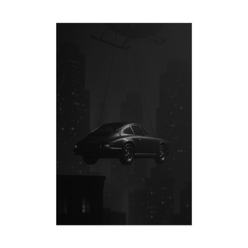 Porsche 911 poster dark - porsche, –