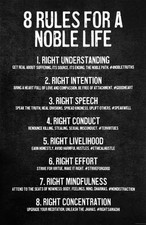 Poster - Eightfold Path Wall