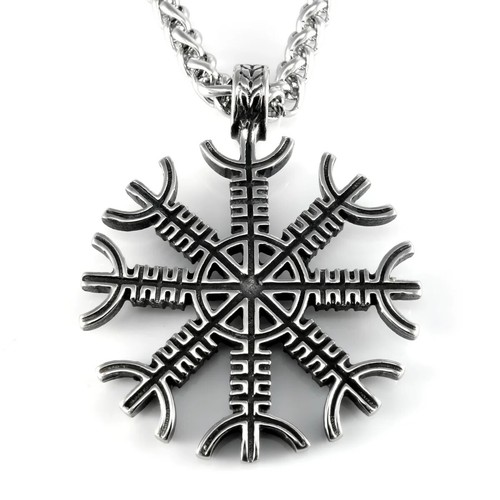 Viking helmet awe pendant - viking, of